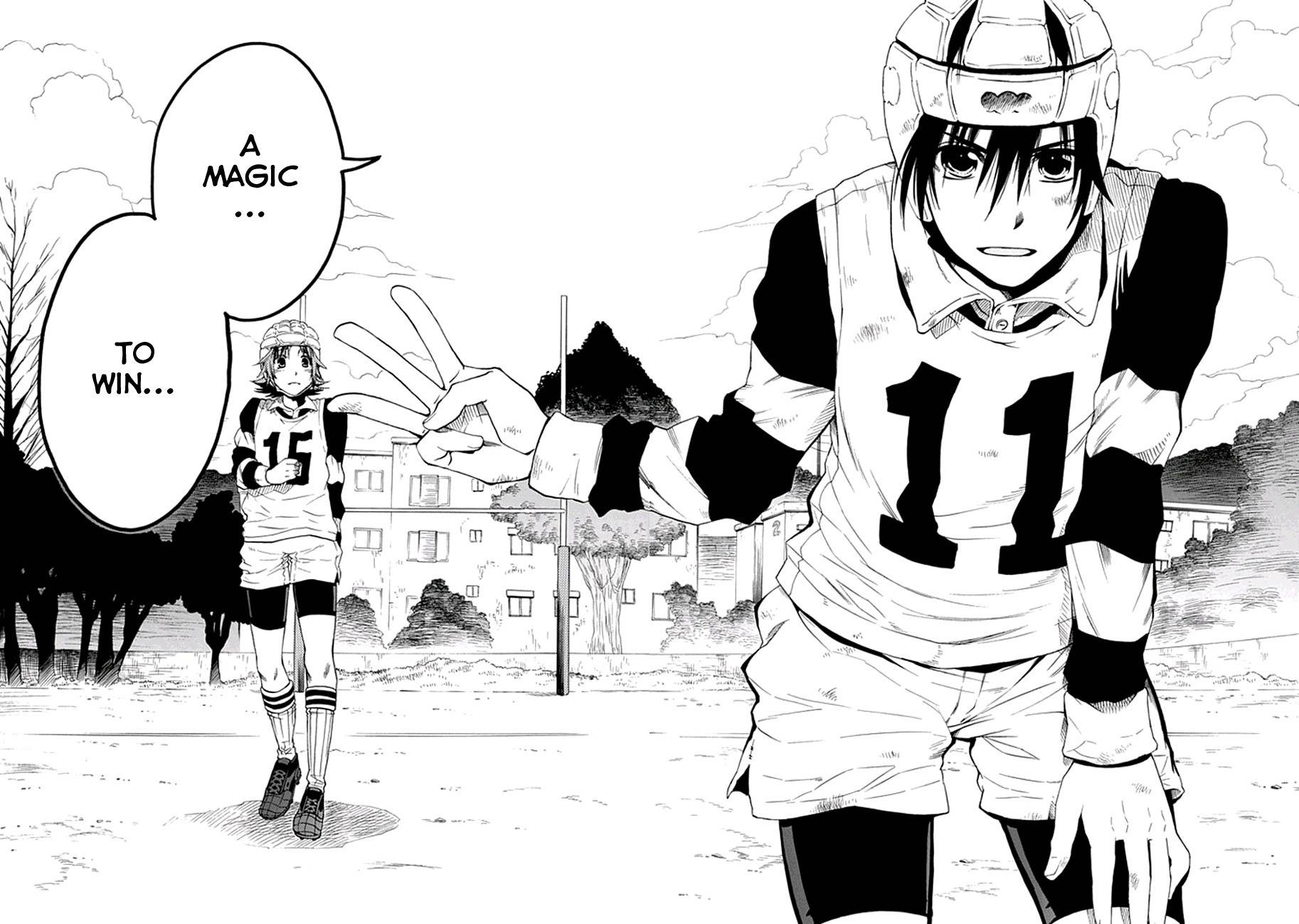 15: Meisetsu Kougyou Koukou Rugby Bu Chapter 4 page 16 - Chapter 4: Magic