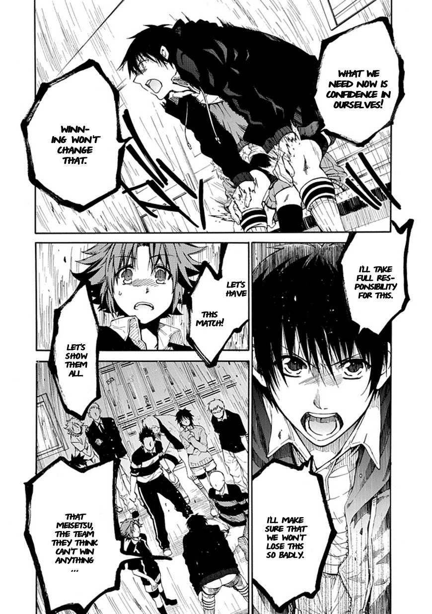 15: Meisetsu Kougyou Koukou Rugby Bu Chapter 7 page 16 - Chapter 7: The Weak and the Strong