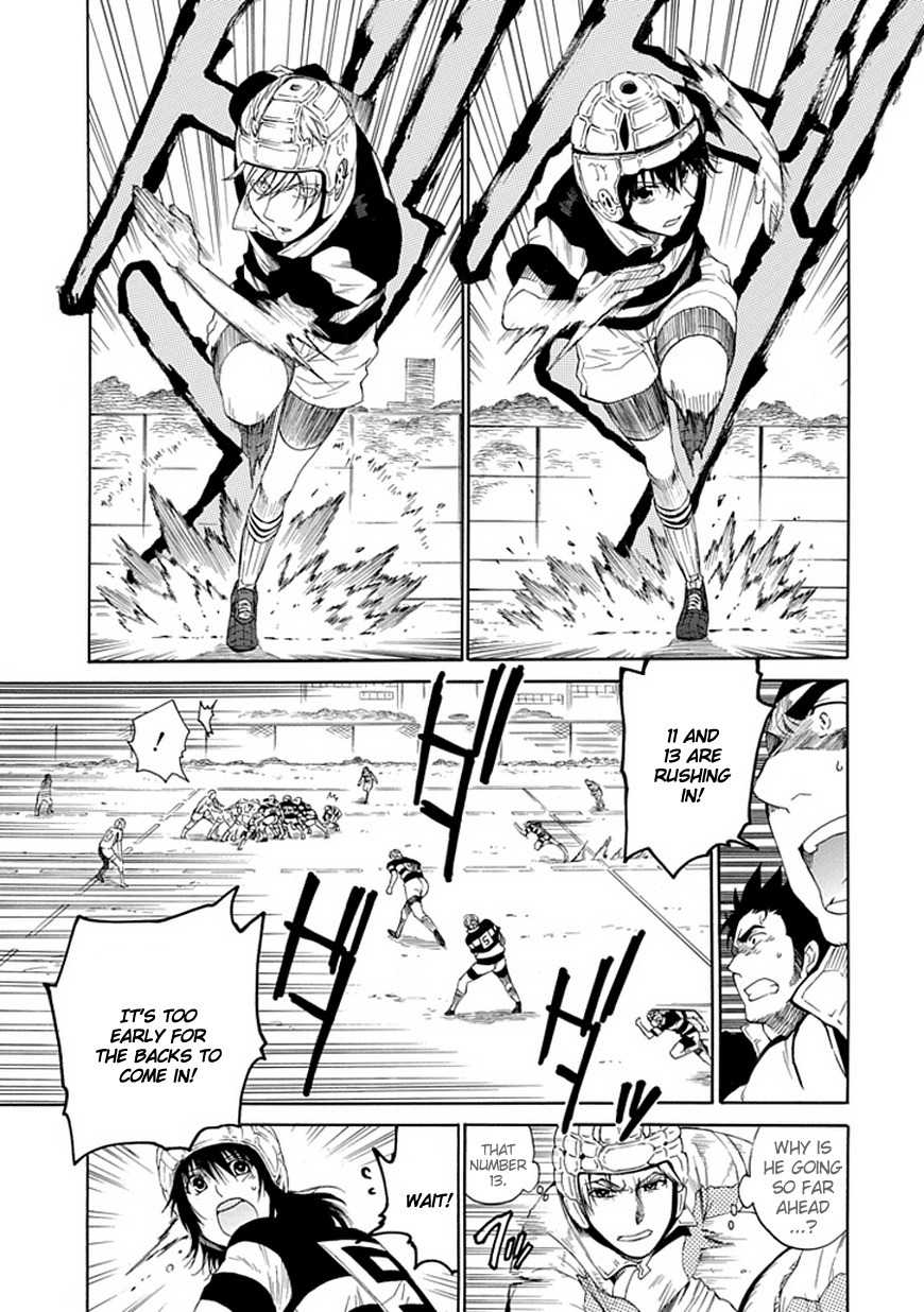 15: Meisetsu Kougyou Koukou Rugby Bu Chapter 8 page 15 - Chapter 8: Kick Off