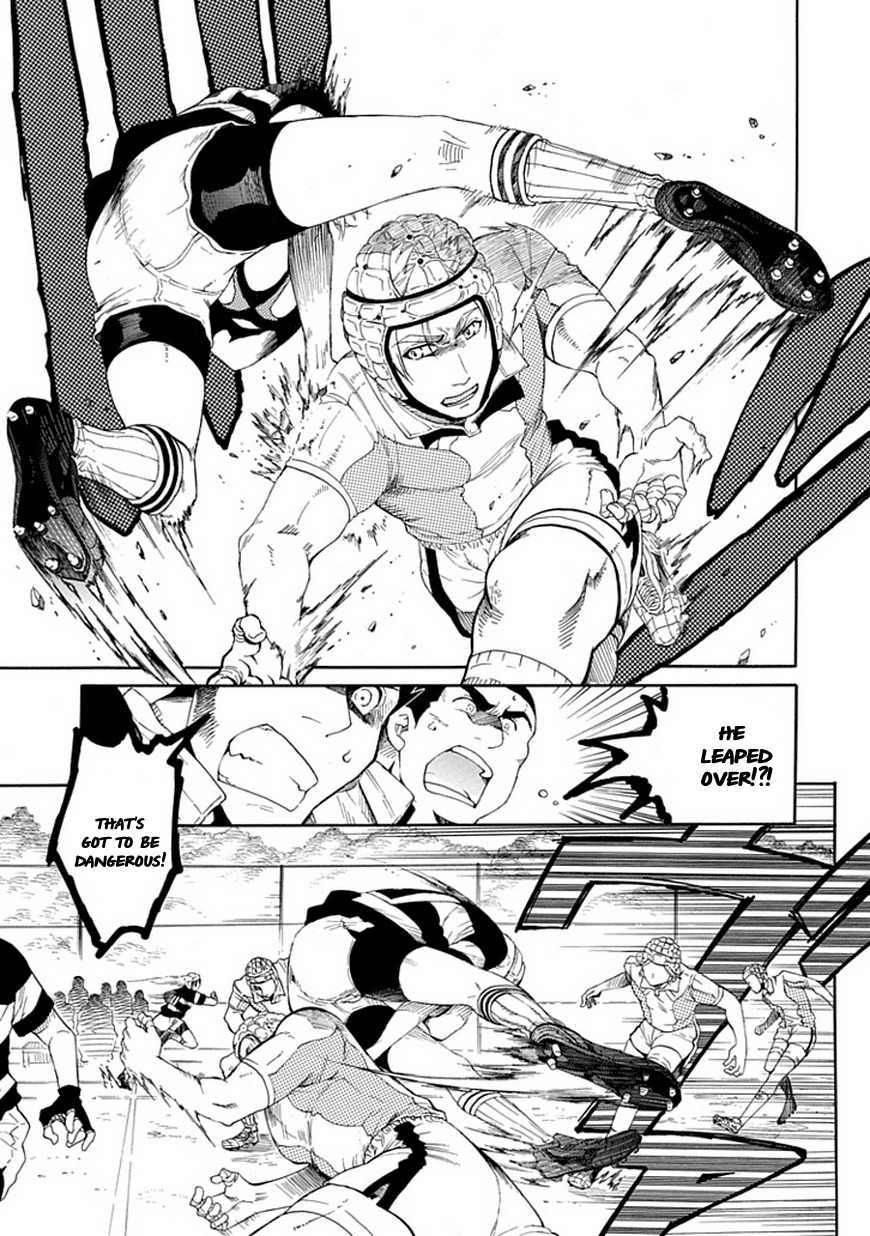 15: Meisetsu Kougyou Koukou Rugby Bu Chapter 8 page 17 - Chapter 8: Kick Off