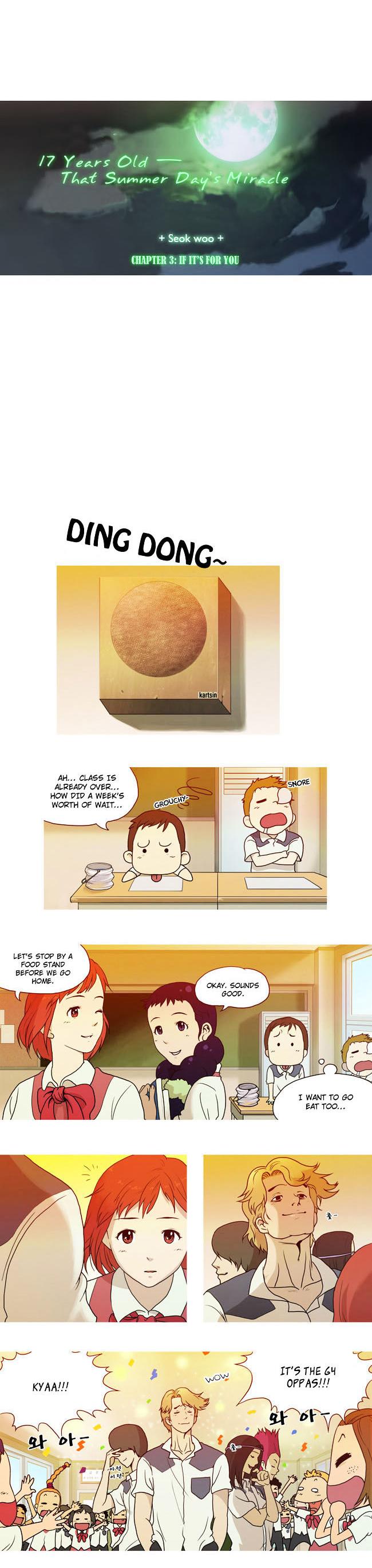 17 Years Old, That Summer Day's Miracle Chapter 3 page 4 - Chapter 3 : If It's For You