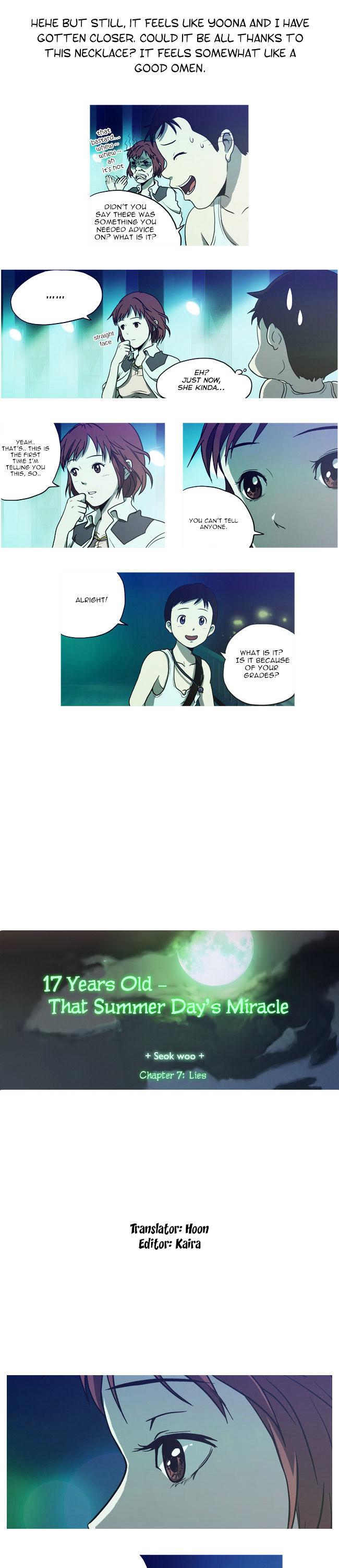 17 Years Old, That Summer Day's Miracle Chapter 7 page 4 - Chapter 7 : Lies