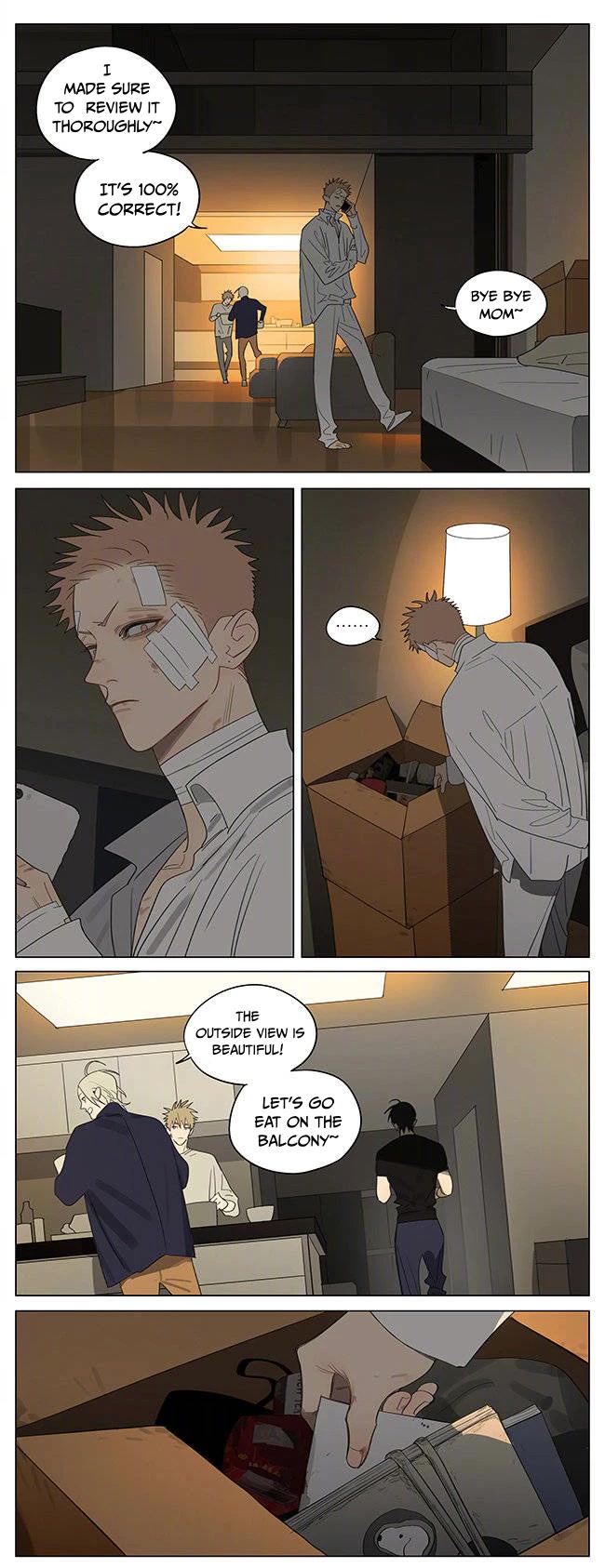 19 Days Chapter 388 page 1 - Chapter 388: “Stuff from the past” / Balcony