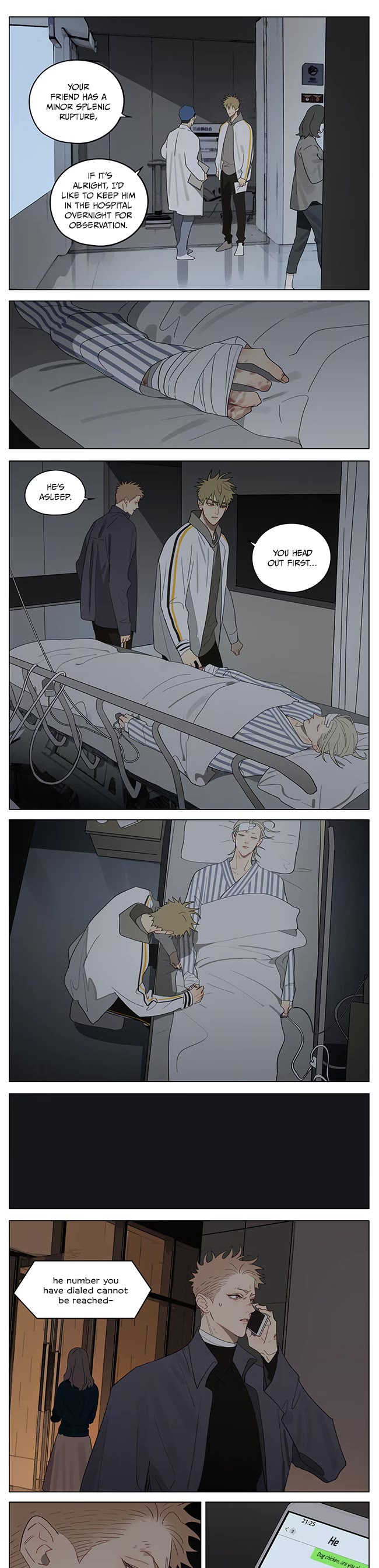 19 Days Chapter 404 page 1 - Chapter 404: “I want to be with you.” / “Deal with it your own way, don’t get hurt.”