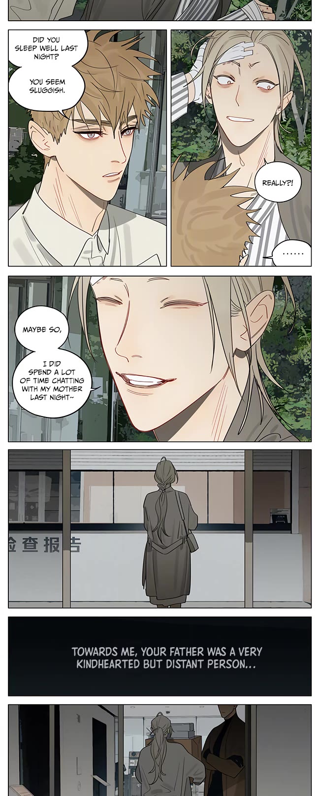 19 Days Chapter 411 page 2 - Chapter 411: Distant Person / “If everyone saw me as the bad guy, would you leave me?”