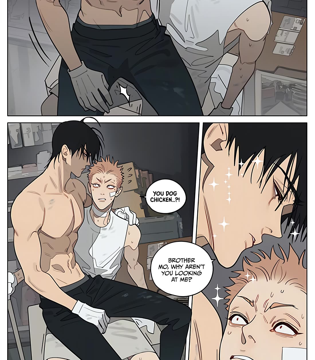 19 Days Chapter 442 page 13 - Chapter 442: Reassuring Dominance / Men who act Cute