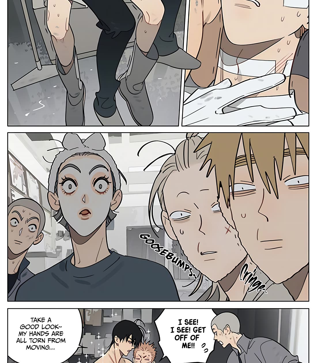 19 Days Chapter 442 page 14 - Chapter 442: Reassuring Dominance / Men who act Cute
