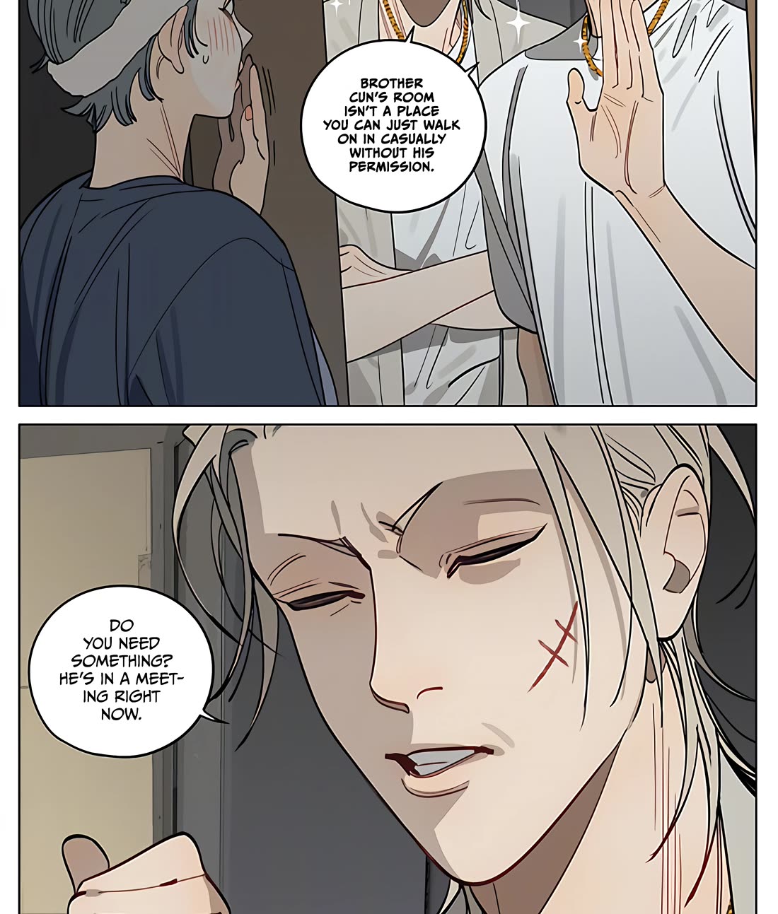 19 Days Chapter 442 page 6 - Chapter 442: Reassuring Dominance / Men who act Cute