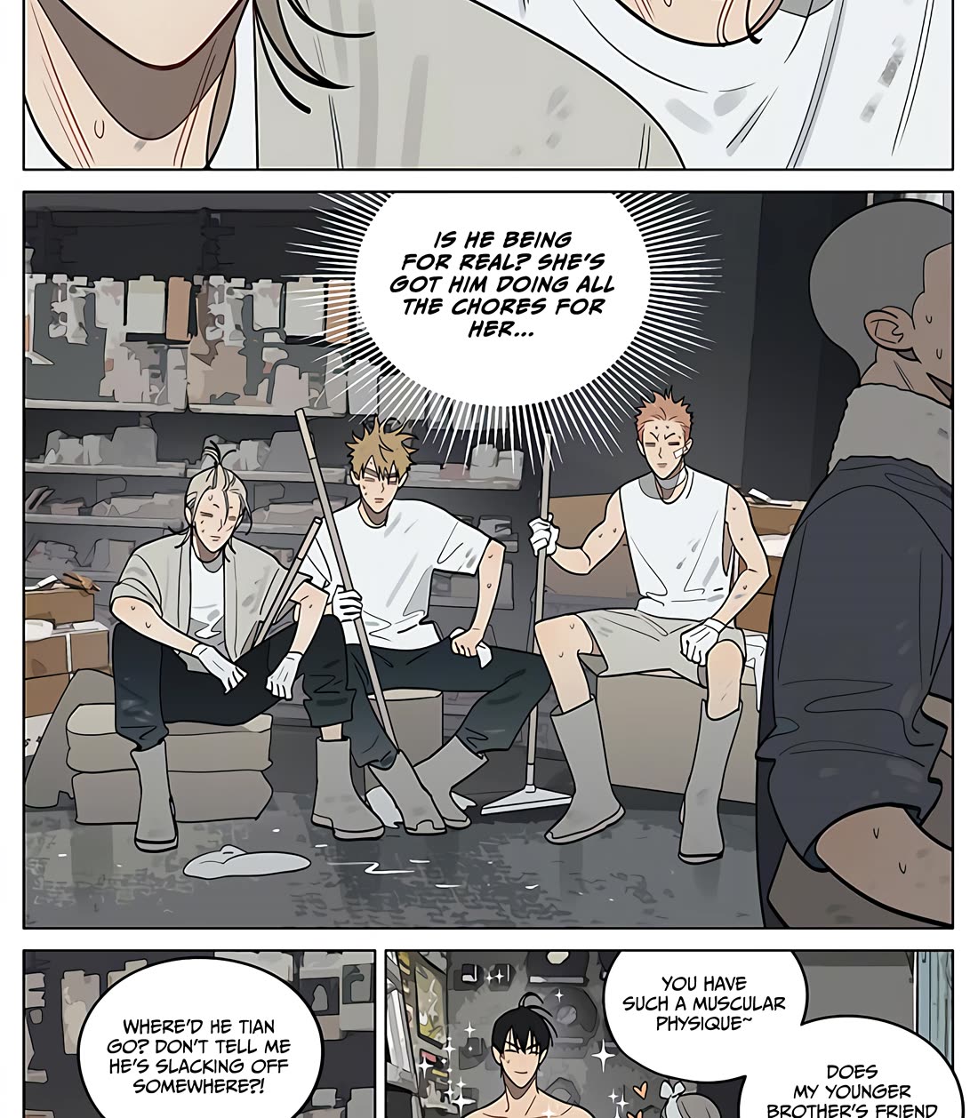 19 Days Chapter 442 page 9 - Chapter 442: Reassuring Dominance / Men who act Cute