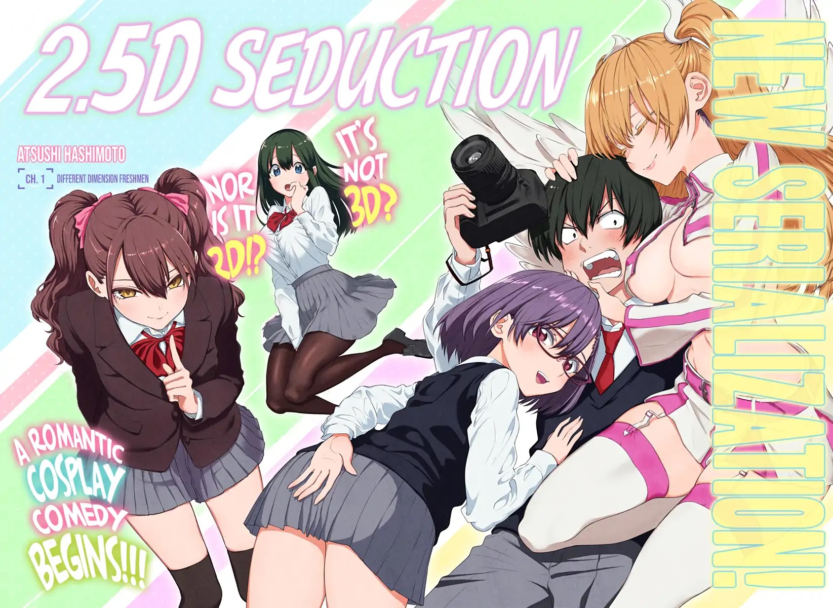 2.5D Seduction Chapter 1 page 3 - Chapter 1: Different Dimension Freshmen