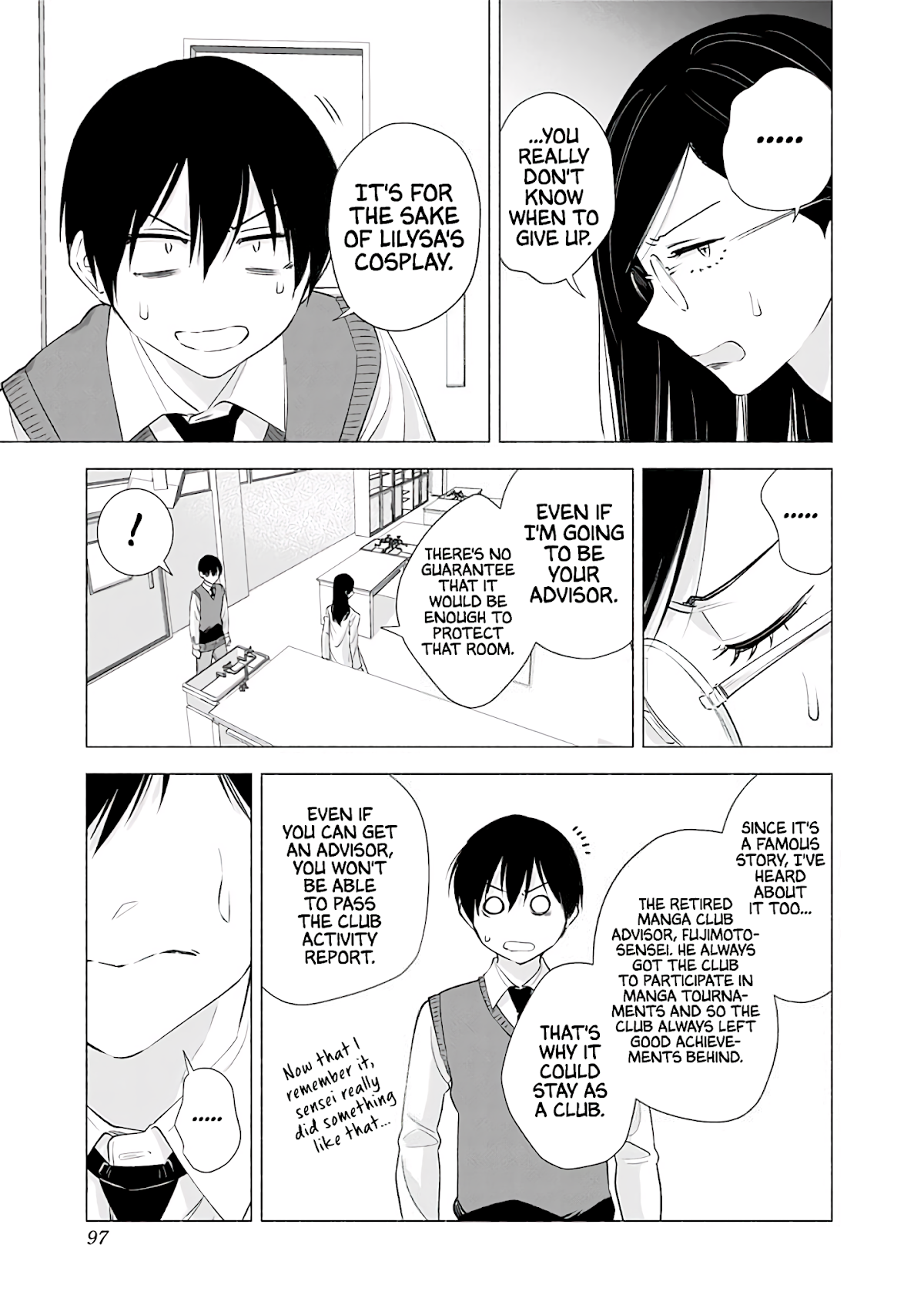 2.5D Seduction Chapter 21 page 18 - Chapter 21: Convincing Mayuri-Sensei!?