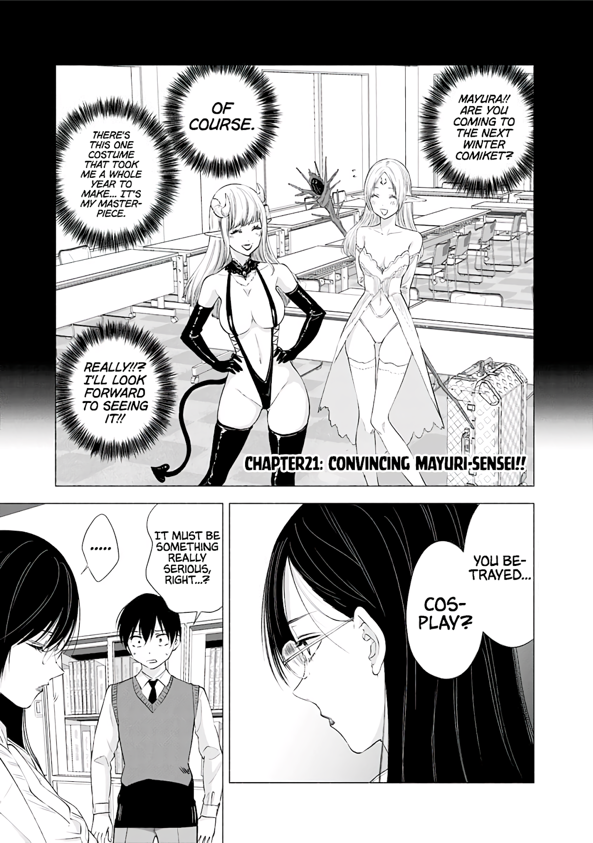 2.5D Seduction Chapter 21 page 2 - Chapter 21: Convincing Mayuri-Sensei!?