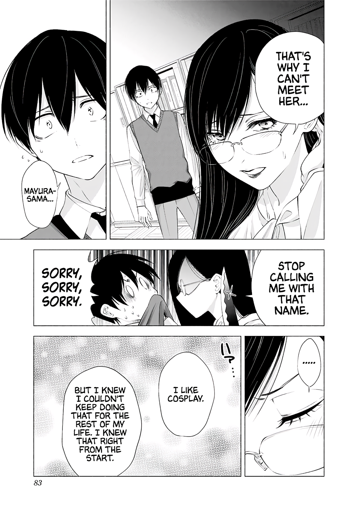 2.5D Seduction Chapter 21 page 4 - Chapter 21: Convincing Mayuri-Sensei!?