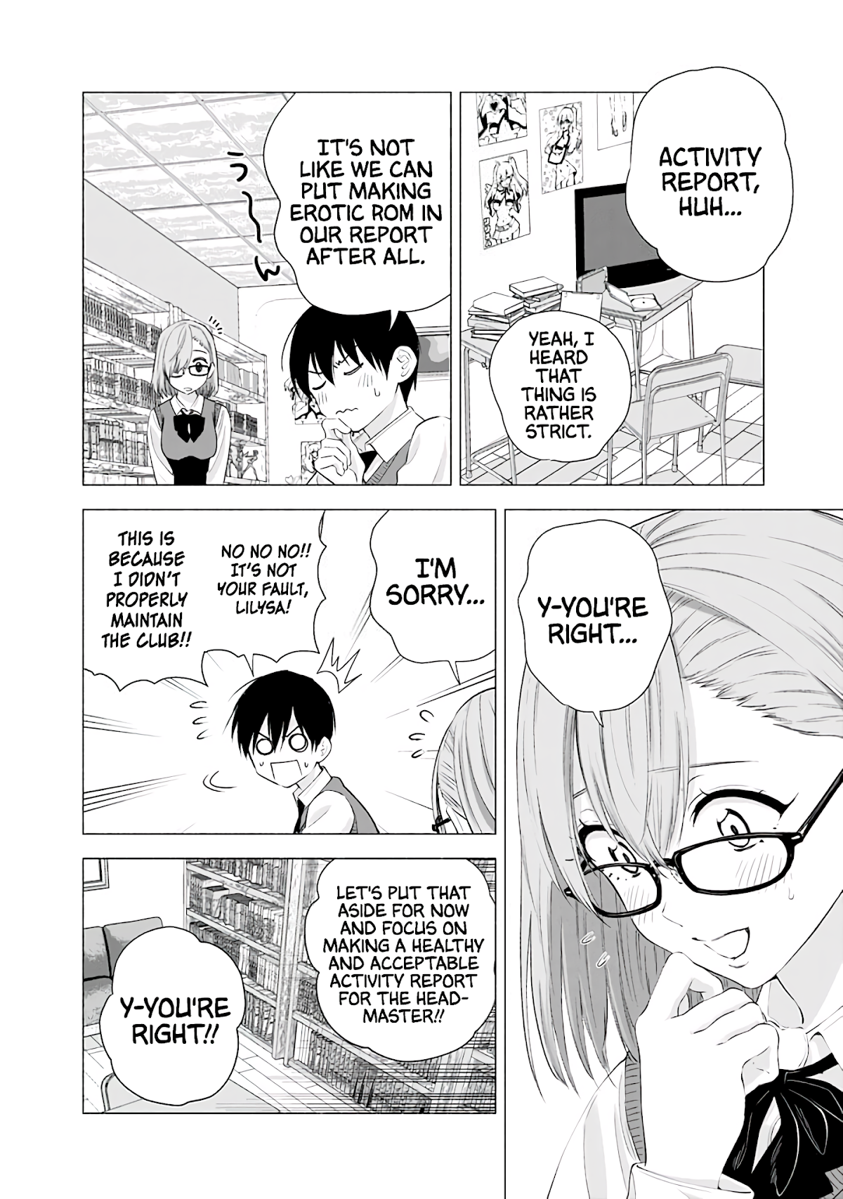 2.5D Seduction Chapter 22 page 3 - Chapter 22: Activity Report!