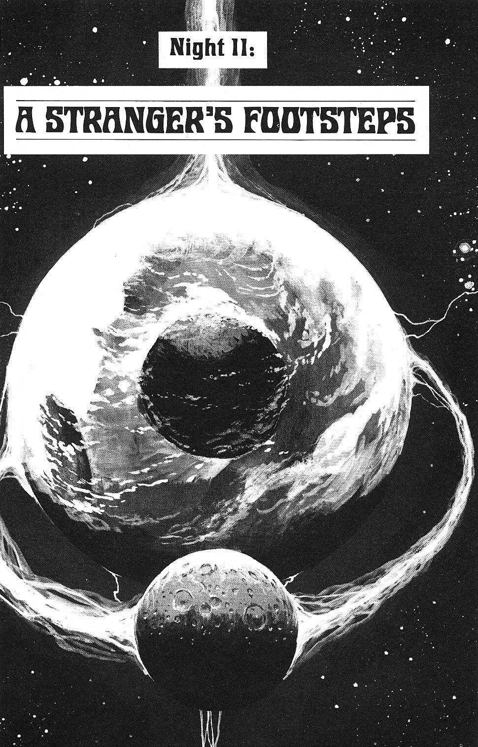 2001 Nights Chapter 11 page 1 - Chapter 11: A Stranger's Footsteps