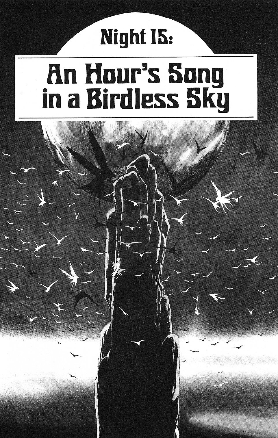 2001 Nights Chapter 15 page 1 - Chapter 15: An Hour's Song in a Birdless Sky