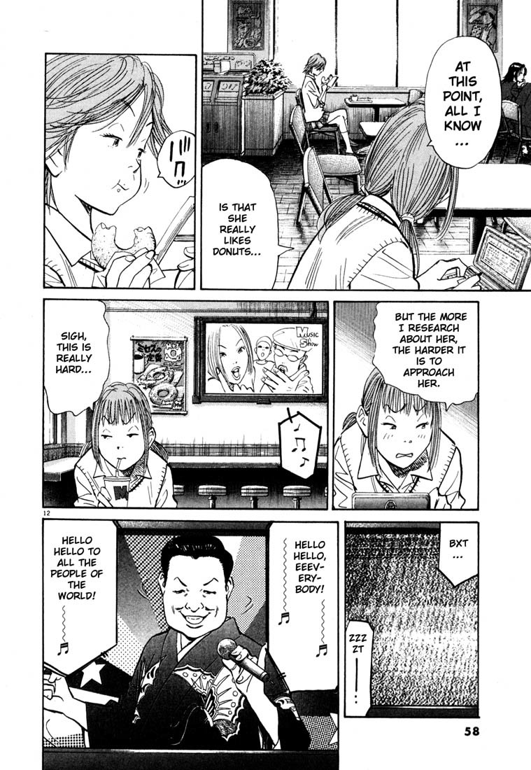 20th Century Boys Chapter 101 page 12 - Chapter 101: Surveillance