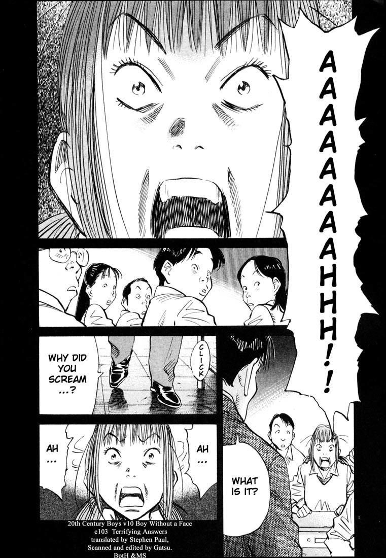 20th Century Boys Chapter 103 page 1 - Chapter 103: Terrifying Answers