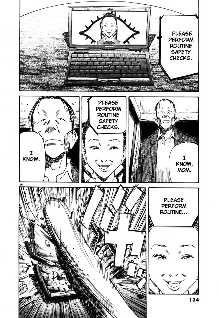 20th Century Boys Chapter 105 page 16 - Chapter 105: Soliloquy