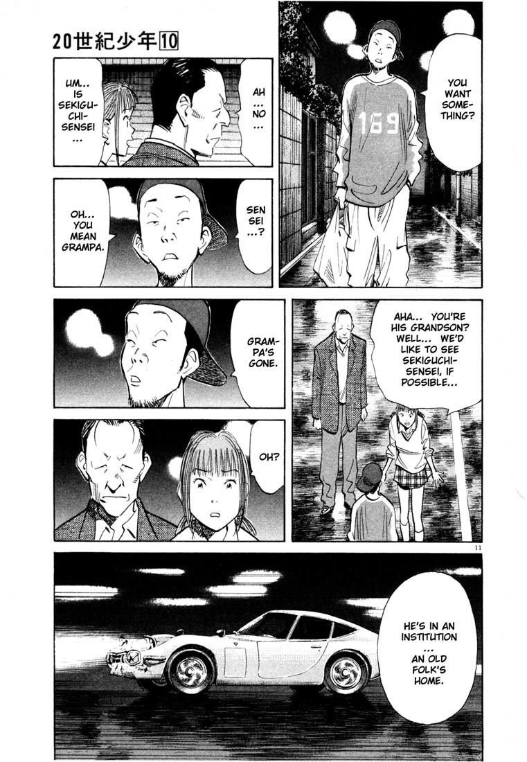 20th Century Boys Chapter 108 page 11 - Chapter 108: Boy With a Face