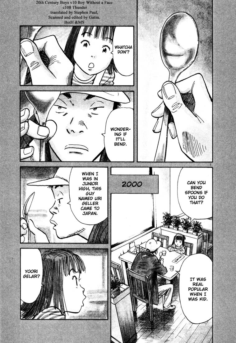 20th Century Boys Chapter 109 page 1 - Chapter 109: Thunder