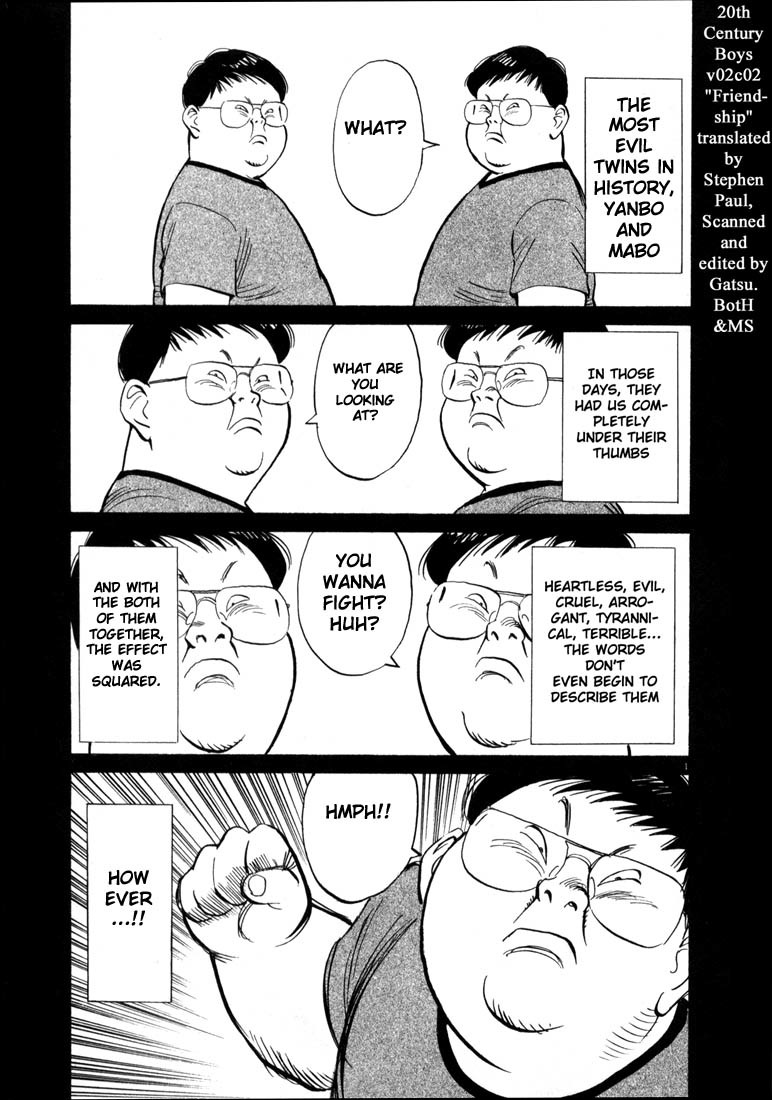 20th Century Boys Chapter 11 page 6 - Chapter 11: Friendship