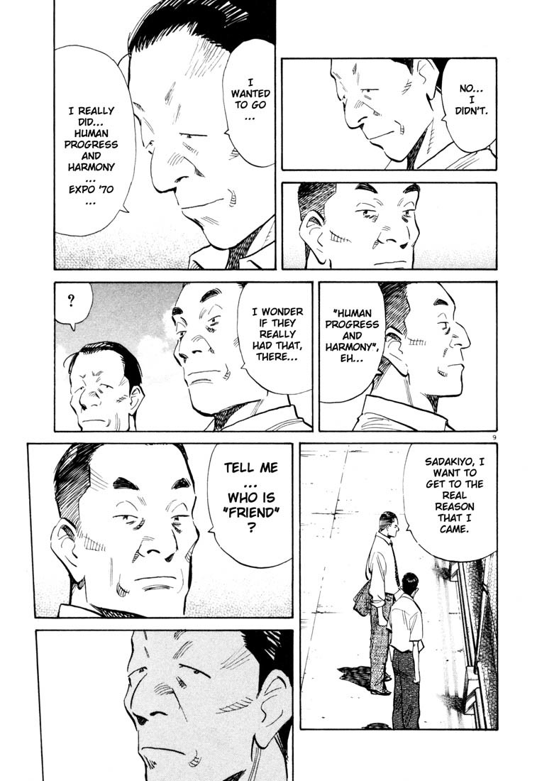 20th Century Boys Chapter 113 page 9 - Chapter 113: Old Friendship