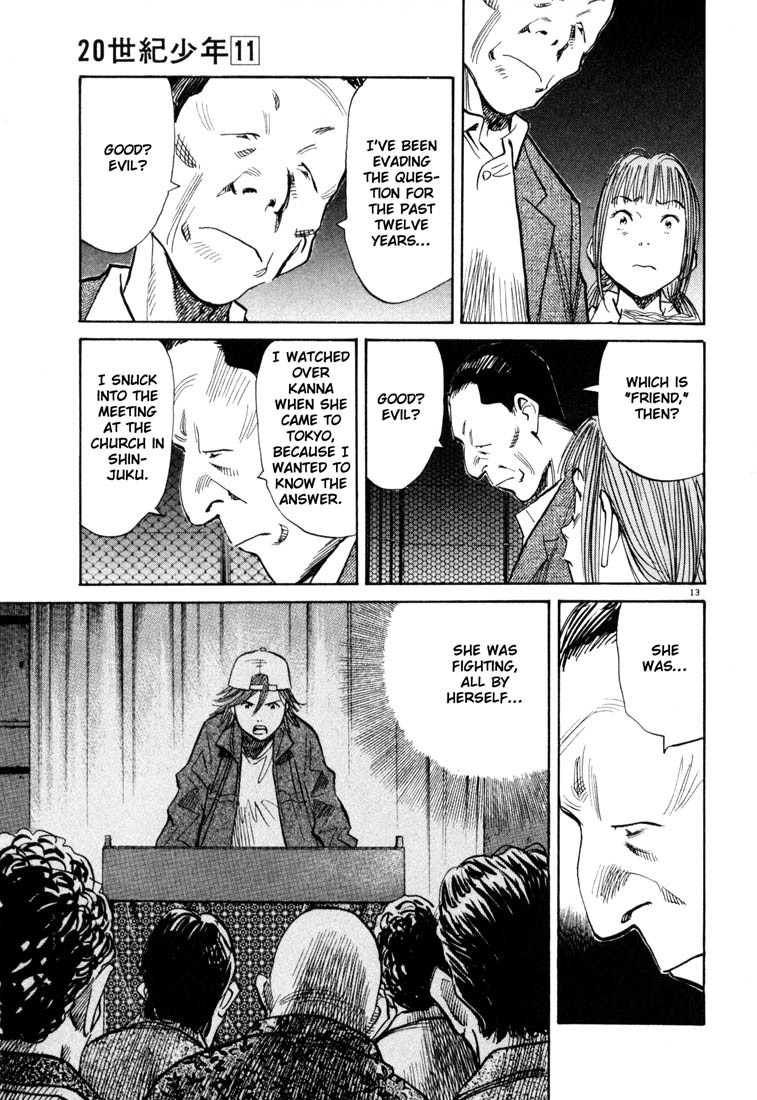 20th Century Boys Chapter 114 page 13 - Chapter 114: Complete Devotion