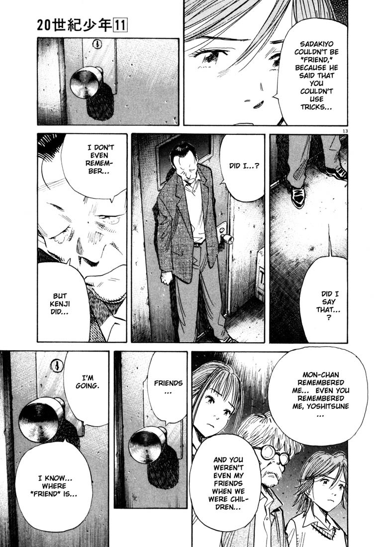 20th Century Boys Chapter 116 page 13 - Chapter 116: Sadakiyo's Decision