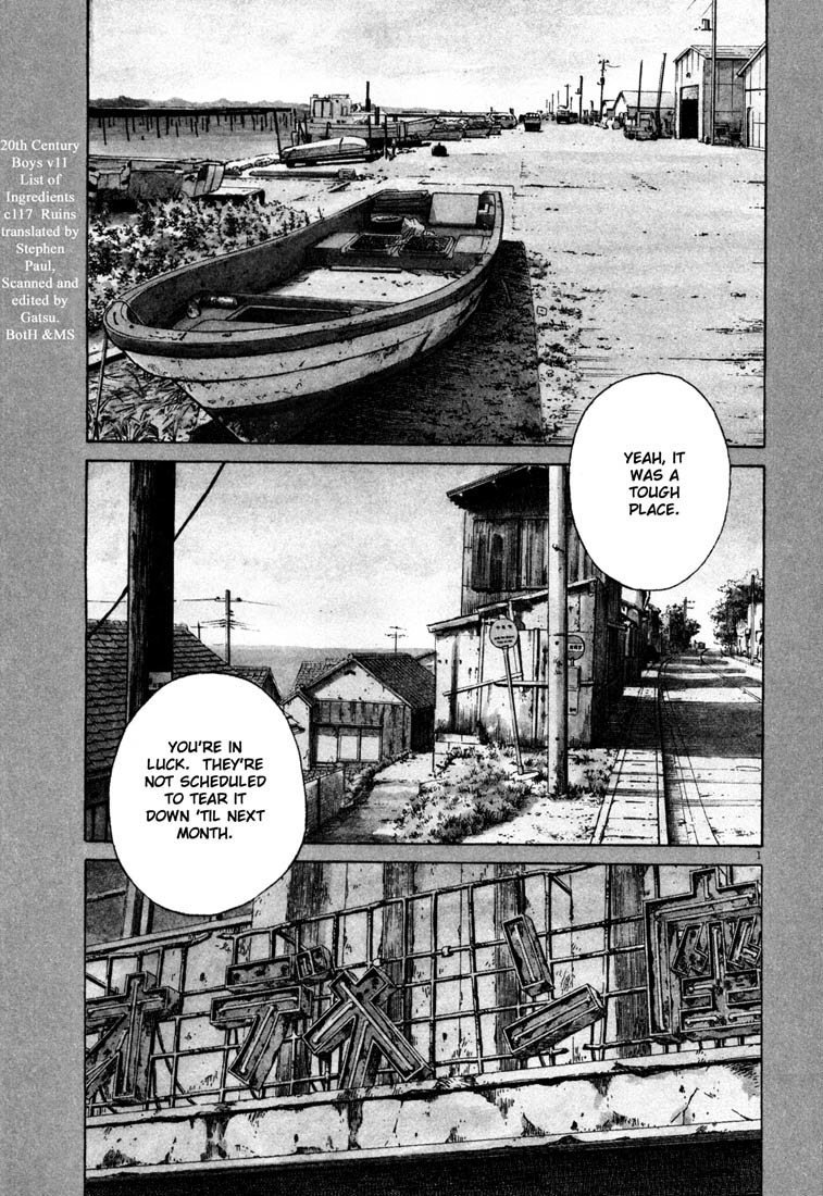 20th Century Boys Chapter 117 page 1 - Chapter 117: Ruins