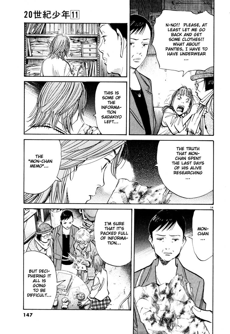 20th Century Boys Chapter 117 page 14 - Chapter 117: Ruins