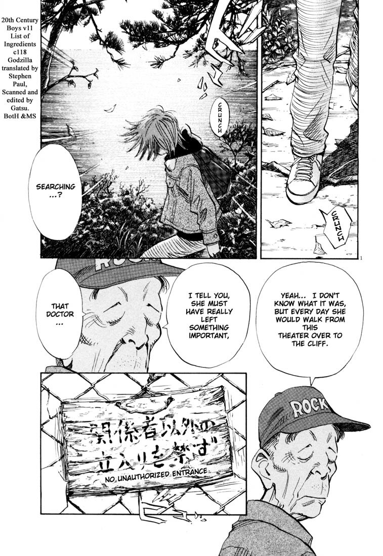 20th Century Boys Chapter 118 page 1 - Chapter 118: Godzilla