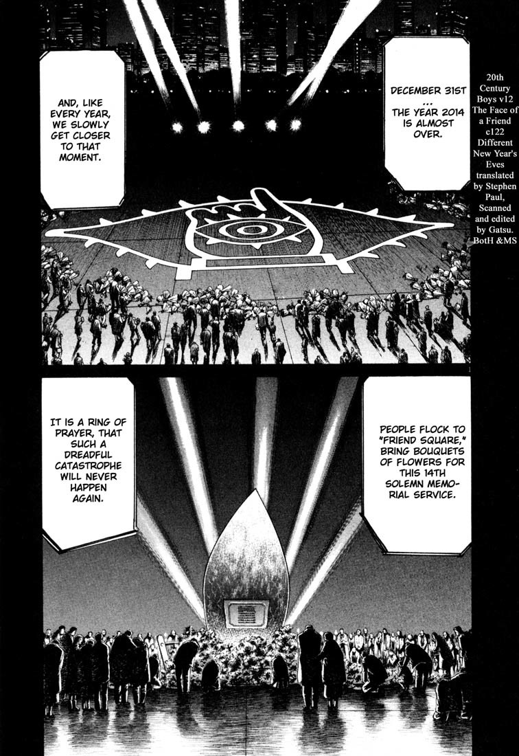 20th Century Boys Chapter 122 page 6 - Chapter 122: Different New Year's Eves