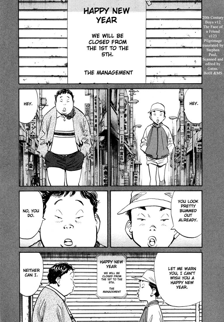 20th Century Boys Chapter 123 page 1 - Chapter 123: Pilgrimage