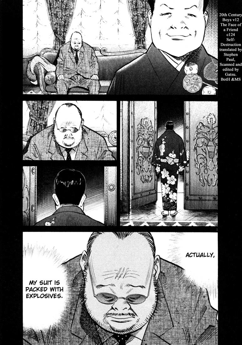 20th Century Boys Chapter 124 page 1 - Chapter 124: Self-Destruction