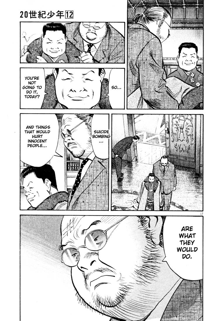 20th Century Boys Chapter 124 page 17 - Chapter 124: Self-Destruction