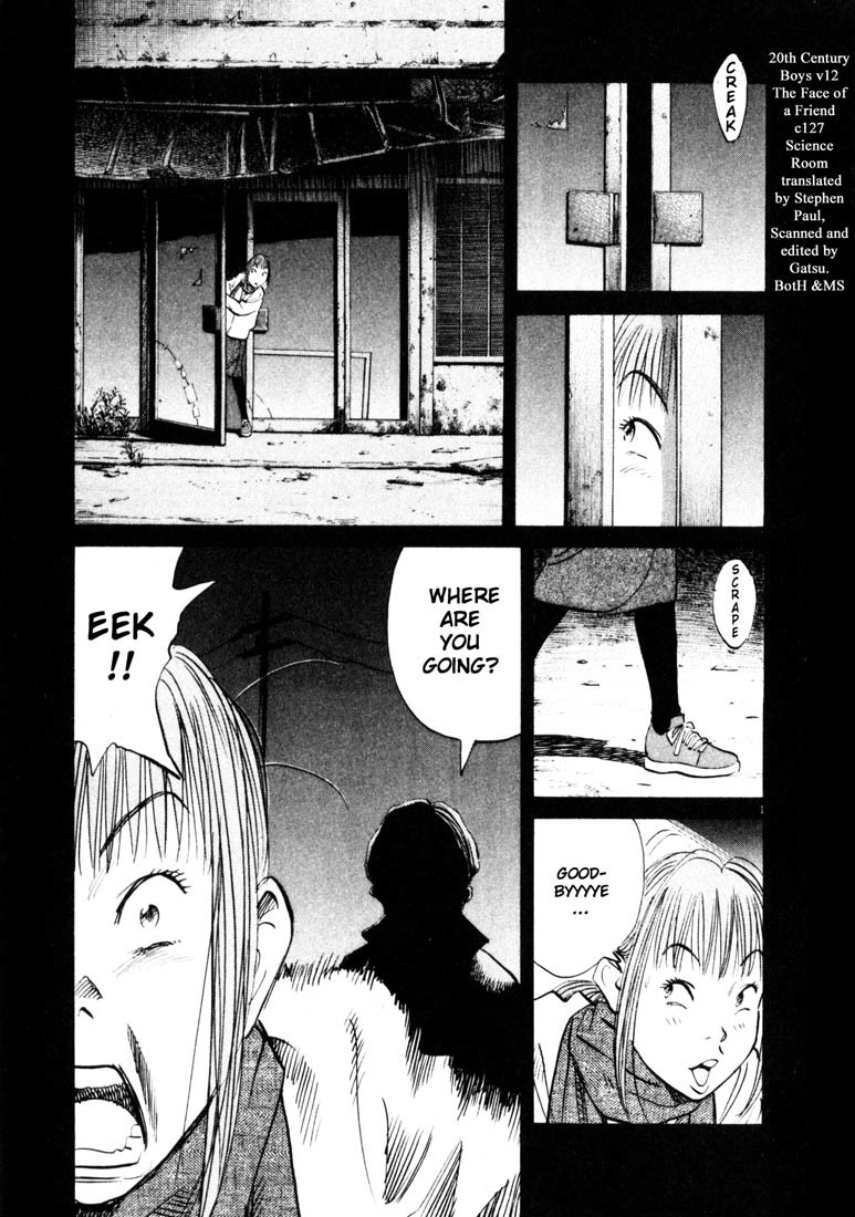 20th Century Boys Chapter 127 page 1 - Chapter 127: Science Room