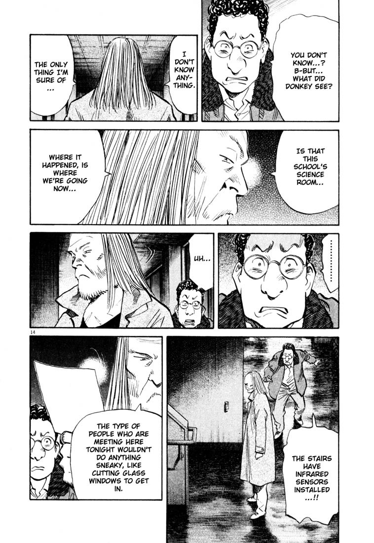 20th Century Boys Chapter 127 page 14 - Chapter 127: Science Room