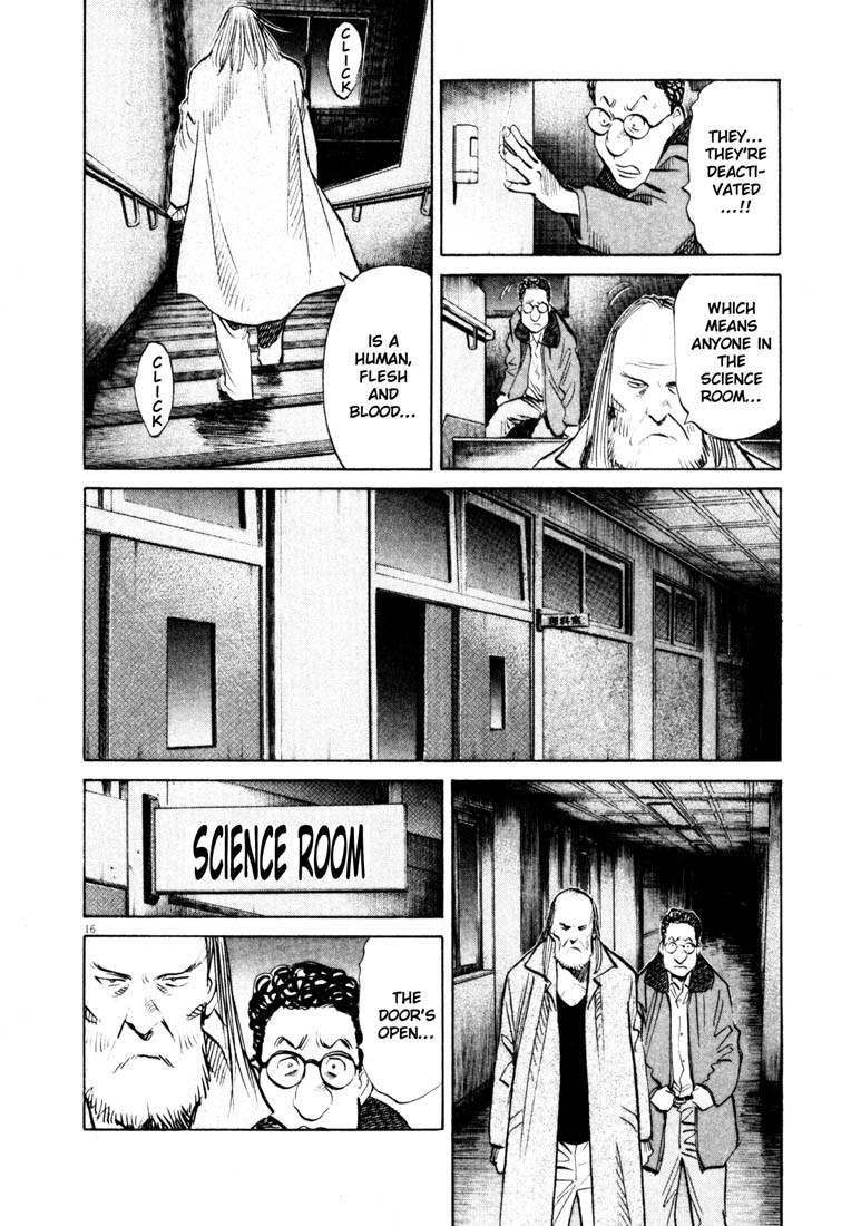 20th Century Boys Chapter 127 page 16 - Chapter 127: Science Room
