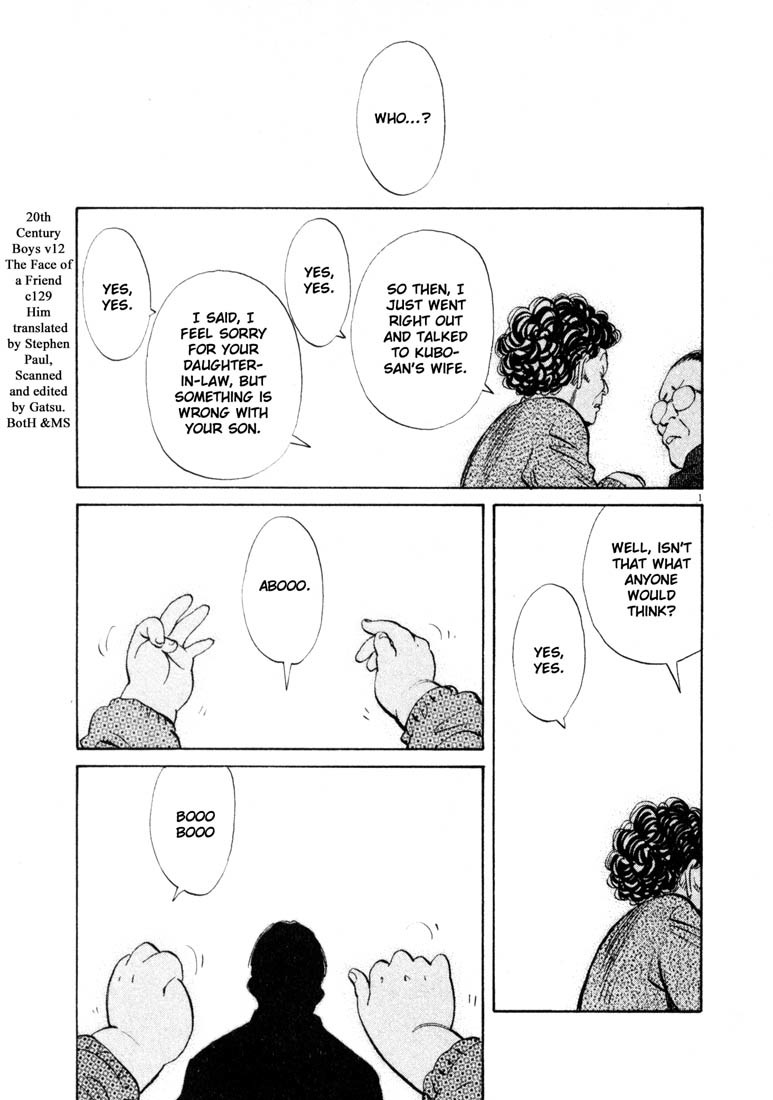 20th Century Boys Chapter 129 page 1 - Chapter 129: Him