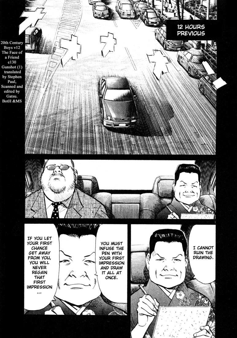 20th Century Boys Chapter 130 page 1 - Chapter 130: Gunshot (1)