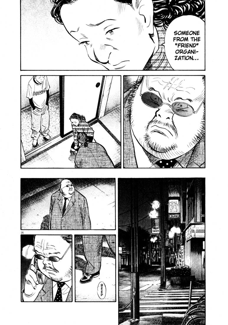 20th Century Boys Chapter 130 page 16 - Chapter 130: Gunshot (1)
