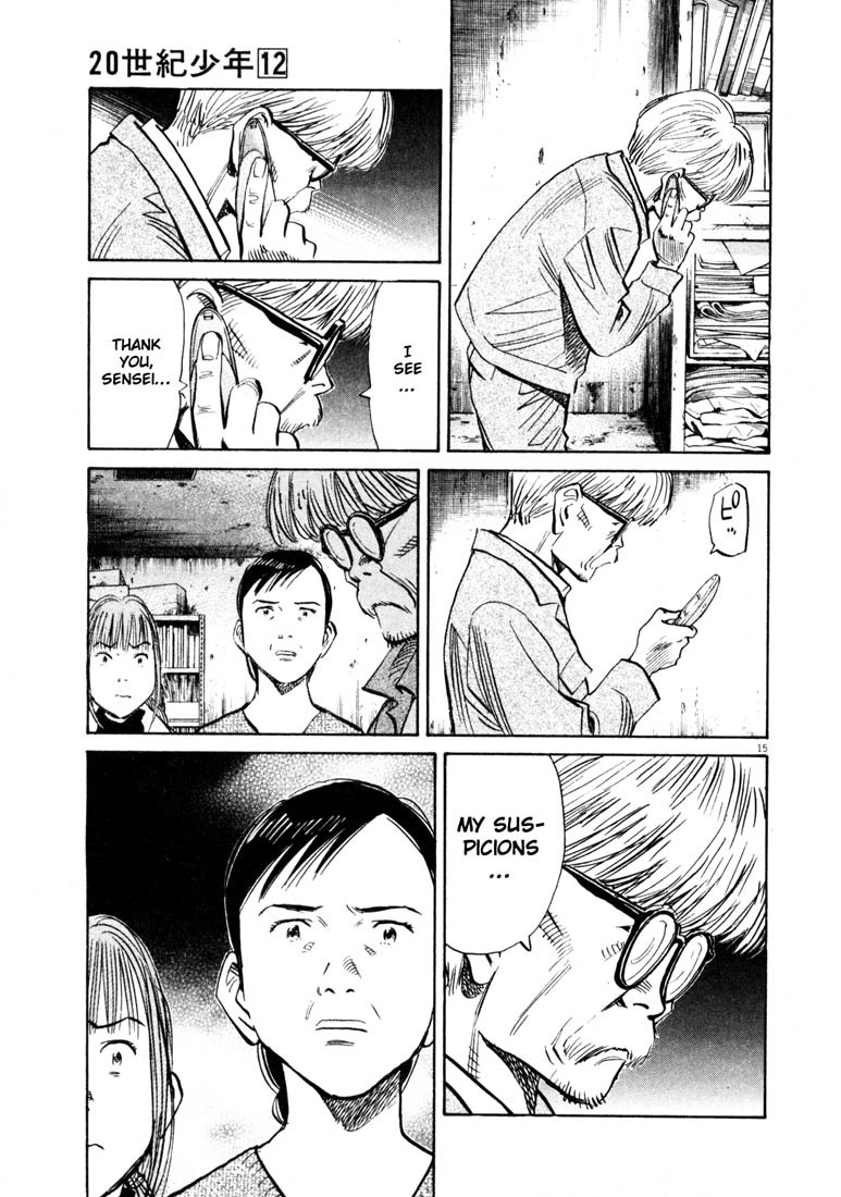20th Century Boys Chapter 131 page 15 - Chapter 131: Gunshot (2)