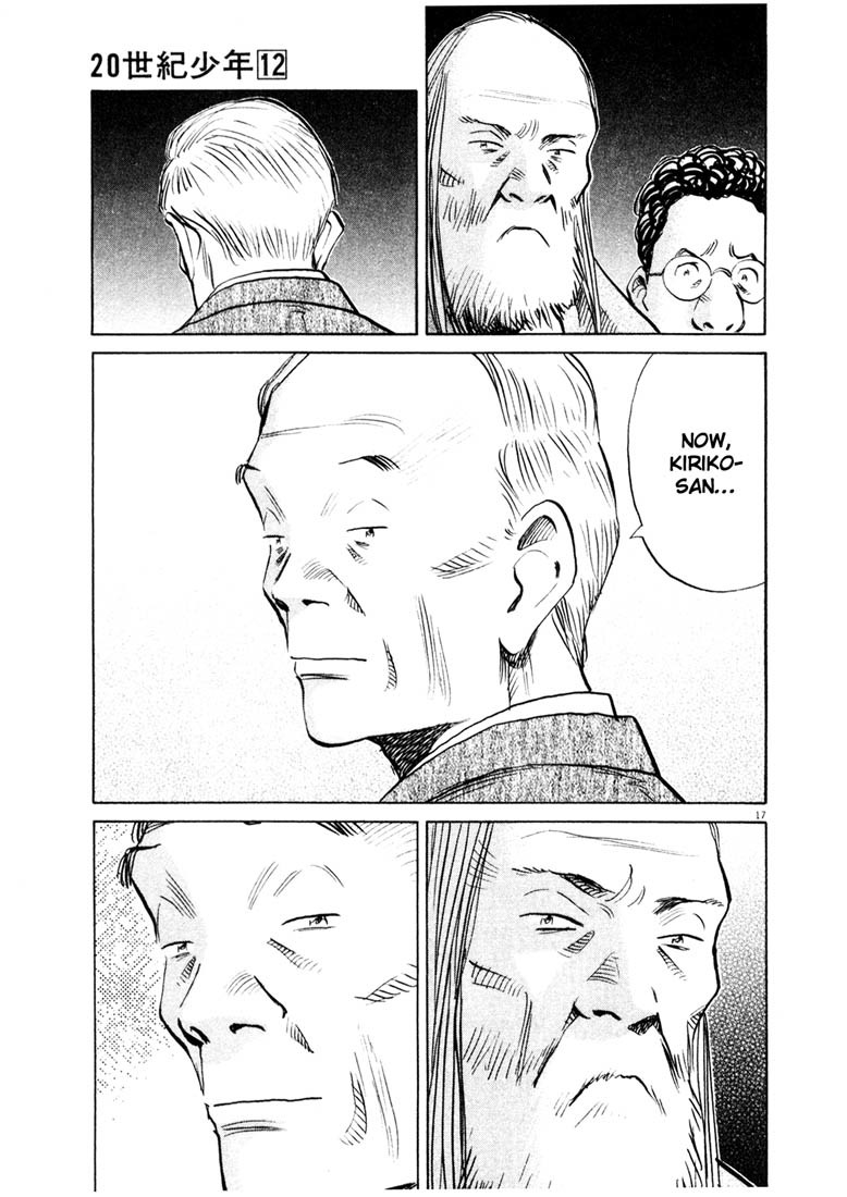 20th Century Boys Chapter 133 page 17 - Chapter 133: The Face of a Friend