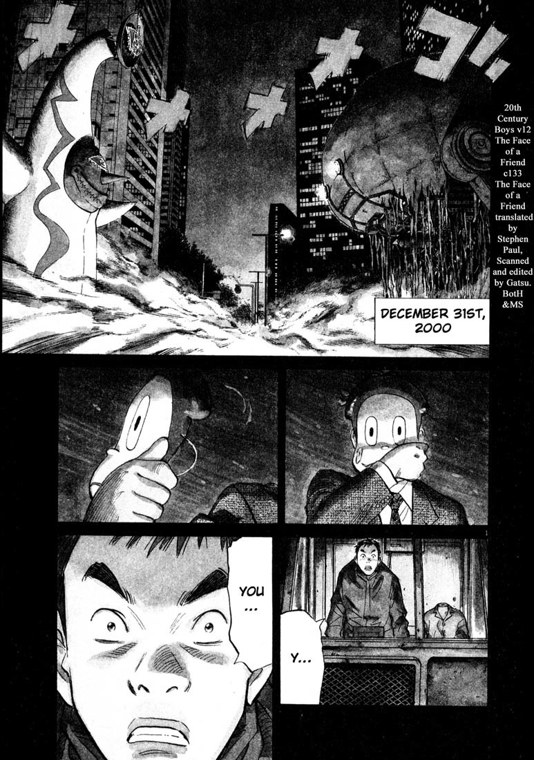 20th Century Boys Chapter 133 page 2 - Chapter 133: The Face of a Friend