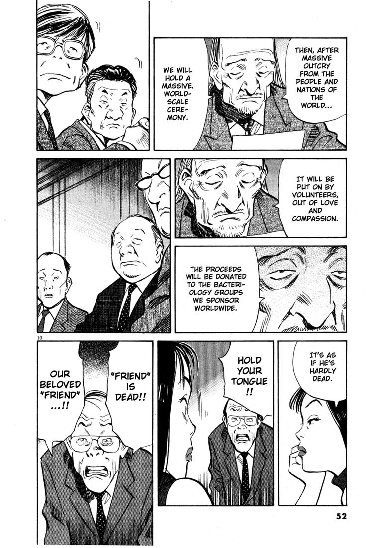 20th Century Boys Chapter 136 page 10 - Chapter 136: Round Table Meeting