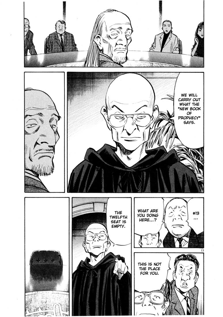 20th Century Boys Chapter 136 page 13 - Chapter 136: Round Table Meeting