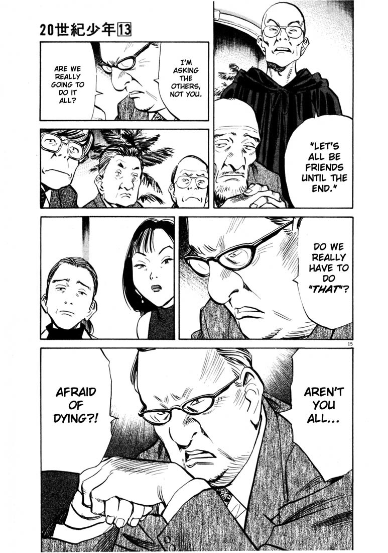 20th Century Boys Chapter 136 page 15 - Chapter 136: Round Table Meeting