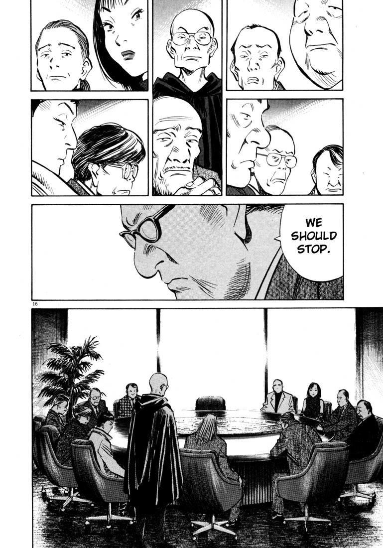 20th Century Boys Chapter 136 page 16 - Chapter 136: Round Table Meeting