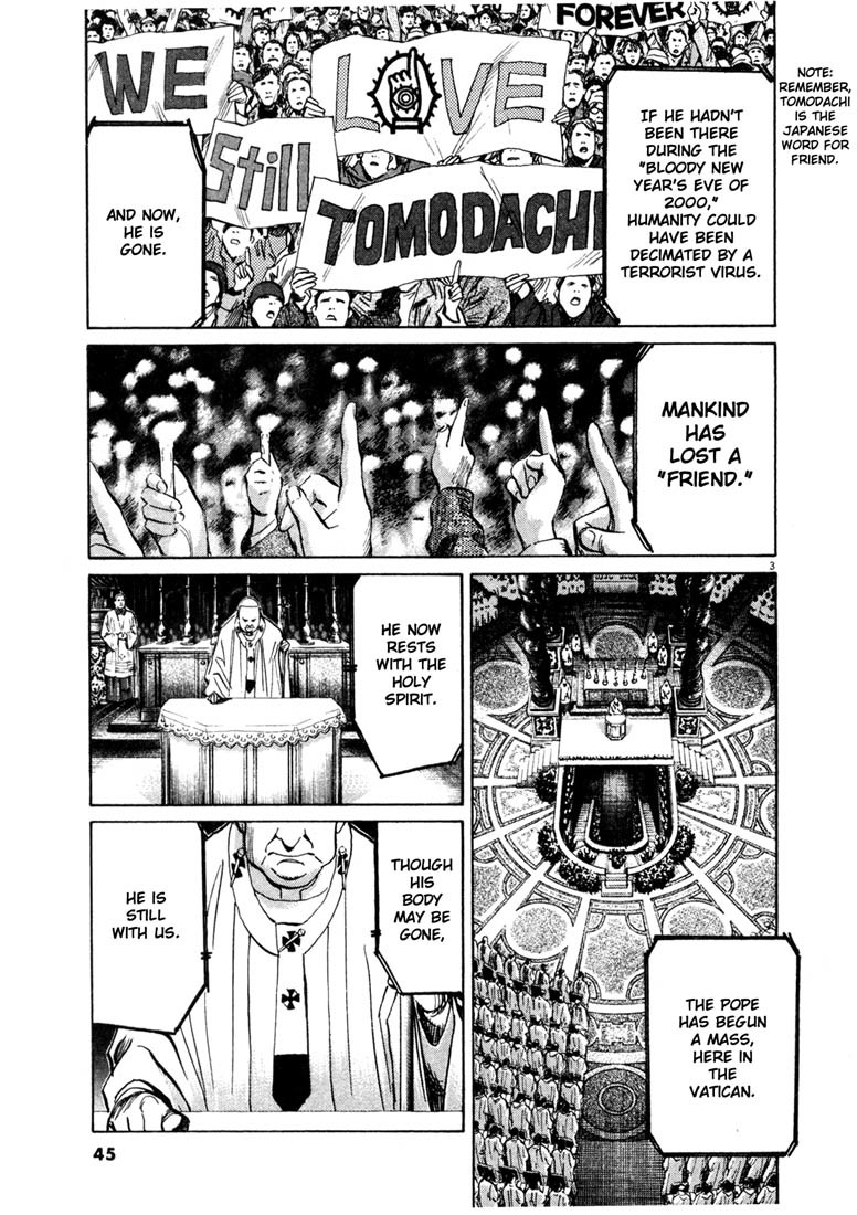 20th Century Boys Chapter 136 page 3 - Chapter 136: Round Table Meeting